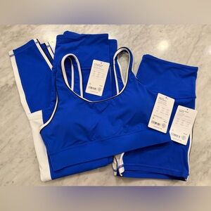 Athleta Longline Bra, Elation tights and Elstion Shorties Bundle